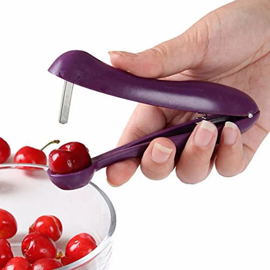 New 5'' Cherry Fruit Kitchen Pitter Remover Olive Corer Seed Remove Pit Tool Gadge Vegetable Salad Tools For Cooking Accessories
